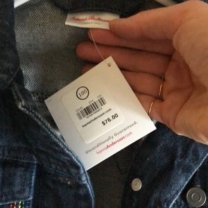 Hanna Andersson toddler girls jean jacket size 100